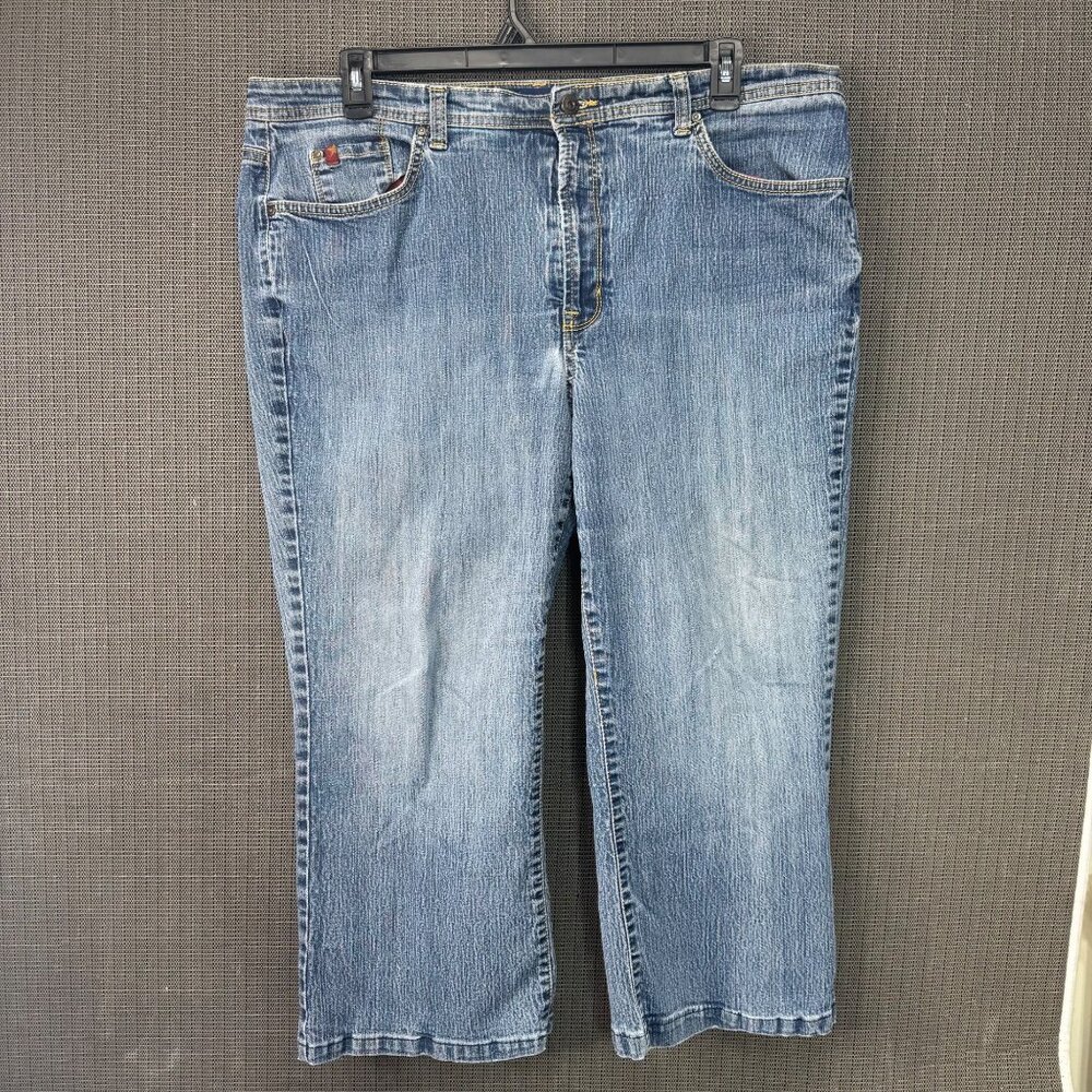 Jeanstar Womens Plus Size 20W Straight Leg Denim Jeans